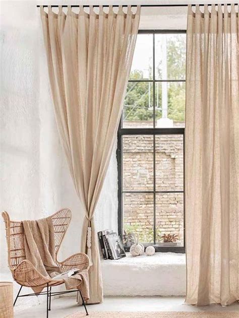 Magic linen curtains
